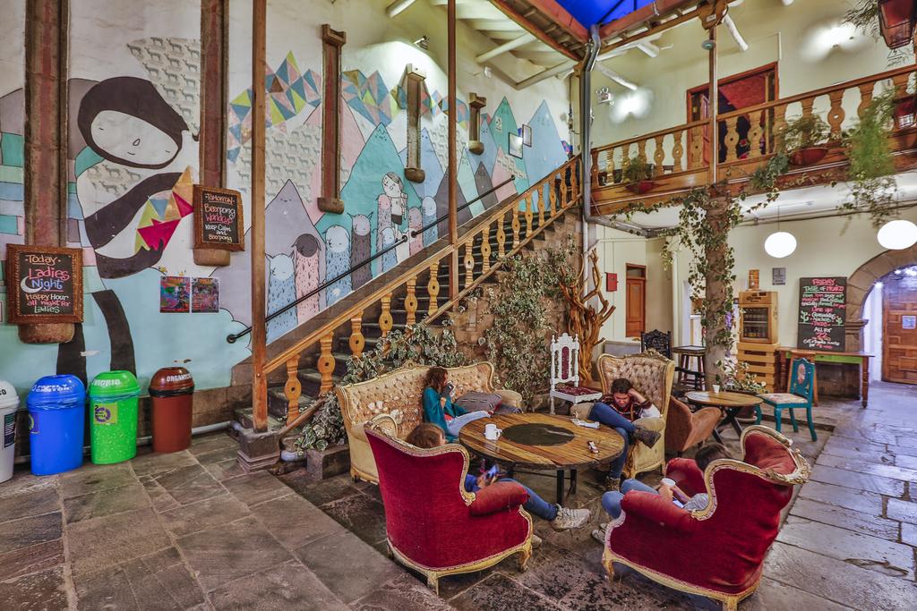 Hall do Hostel Kokopelli em Cusco