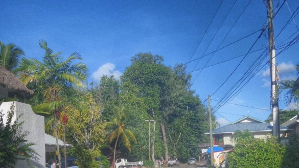 Centrinho de Praslin, ilha em Seychelles.