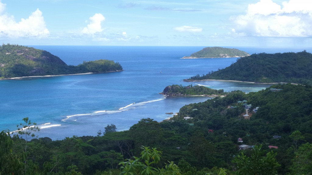 Um dos mirantes em Mahé, Seychelles.