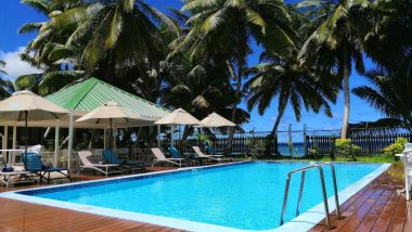 Piscina do Le Relax Beach Resort, em Seychelles.