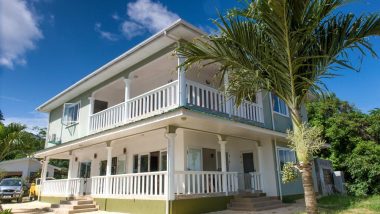 Fachada do Villa Kayola - Self Catering, opção de hospedagem em Seychelles.