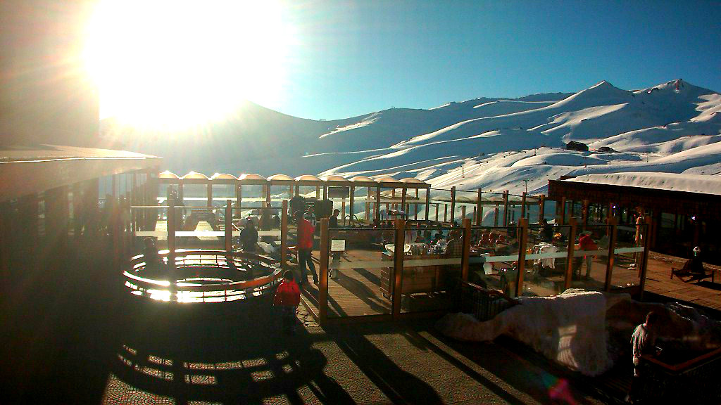 neve no valle nevado