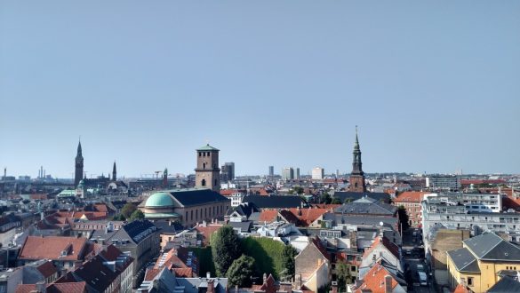 Vista de Copenhagen, a partir da The Round Tower.