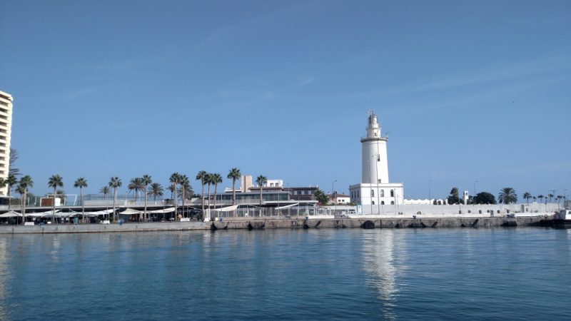 Baia de Málaga, na Espanha.