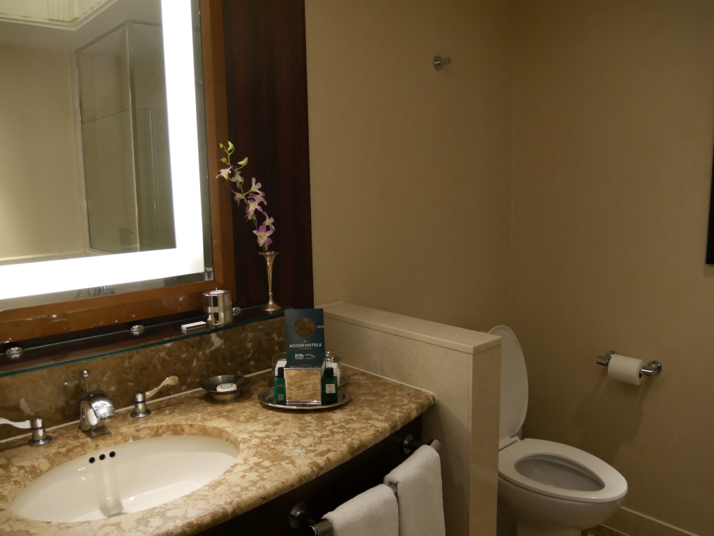 Banheiro quarto Sofitel em Nova York