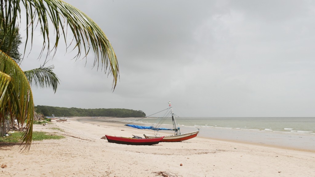 Praia de Joanes na Iha de Marajó