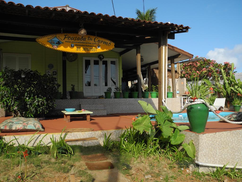 Entrada Pousada do Carmô em Fernando de Noronha