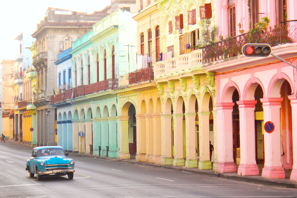 Prédios históricos em Havana, Cuba