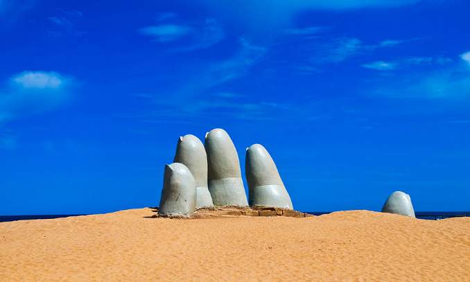 Mano Punta del Este em Punta del Este, no Uruguai