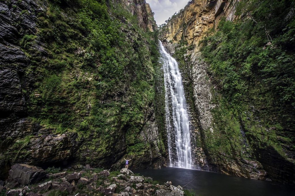 cachoeira na Chapada dos Veadeiros