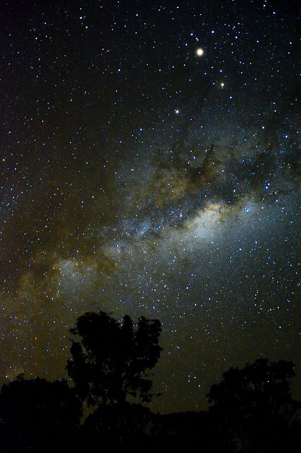 Céu estrelado na Chapada dos Veadeiros