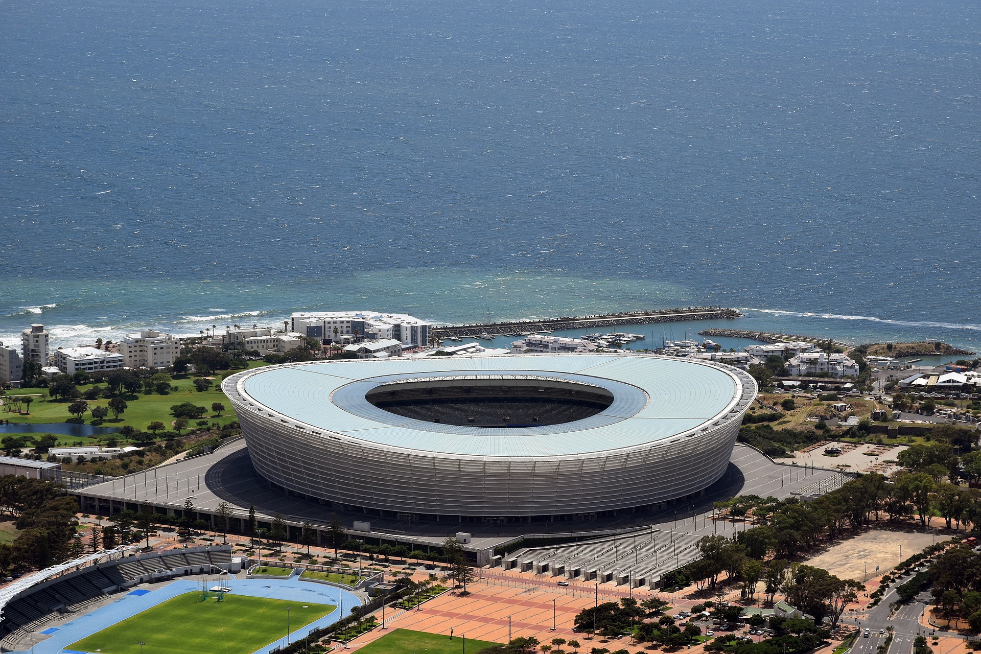 Estádio na Cidade do Cabo, África do Sul