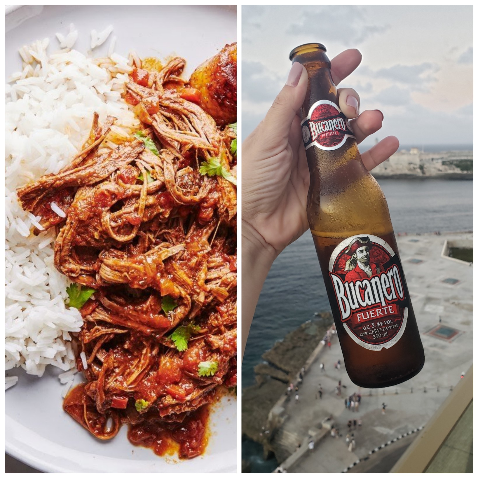 Ropa Vieja e Bucanero, principal comida e bebida de Cuba