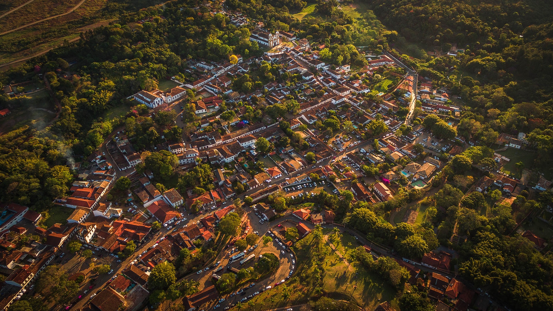 Vista aérea de Tiradentes