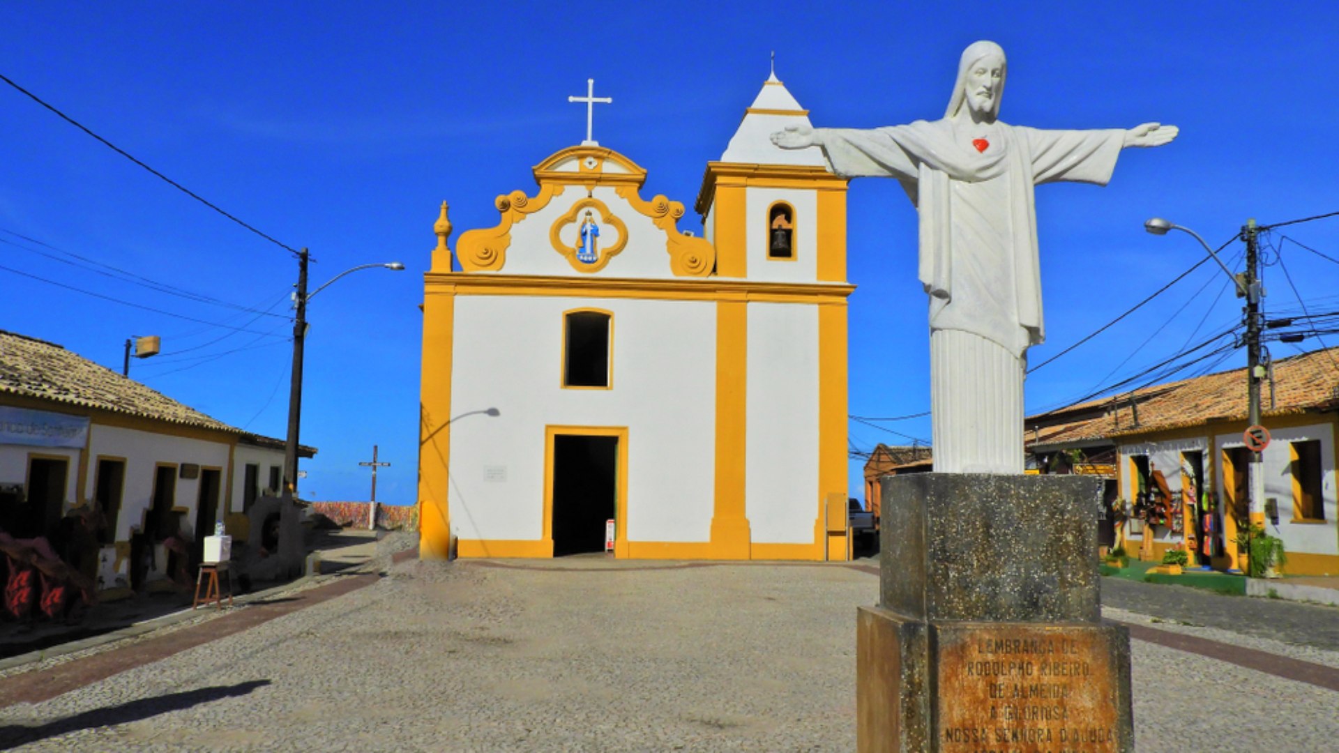 Frente da Igreja de Nossa Senhora d'Ajuda