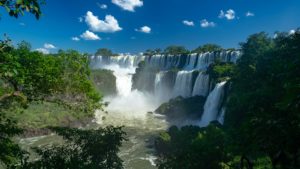 lado argentina das cataratas do Iguazu conhecido como Iguazu Falls