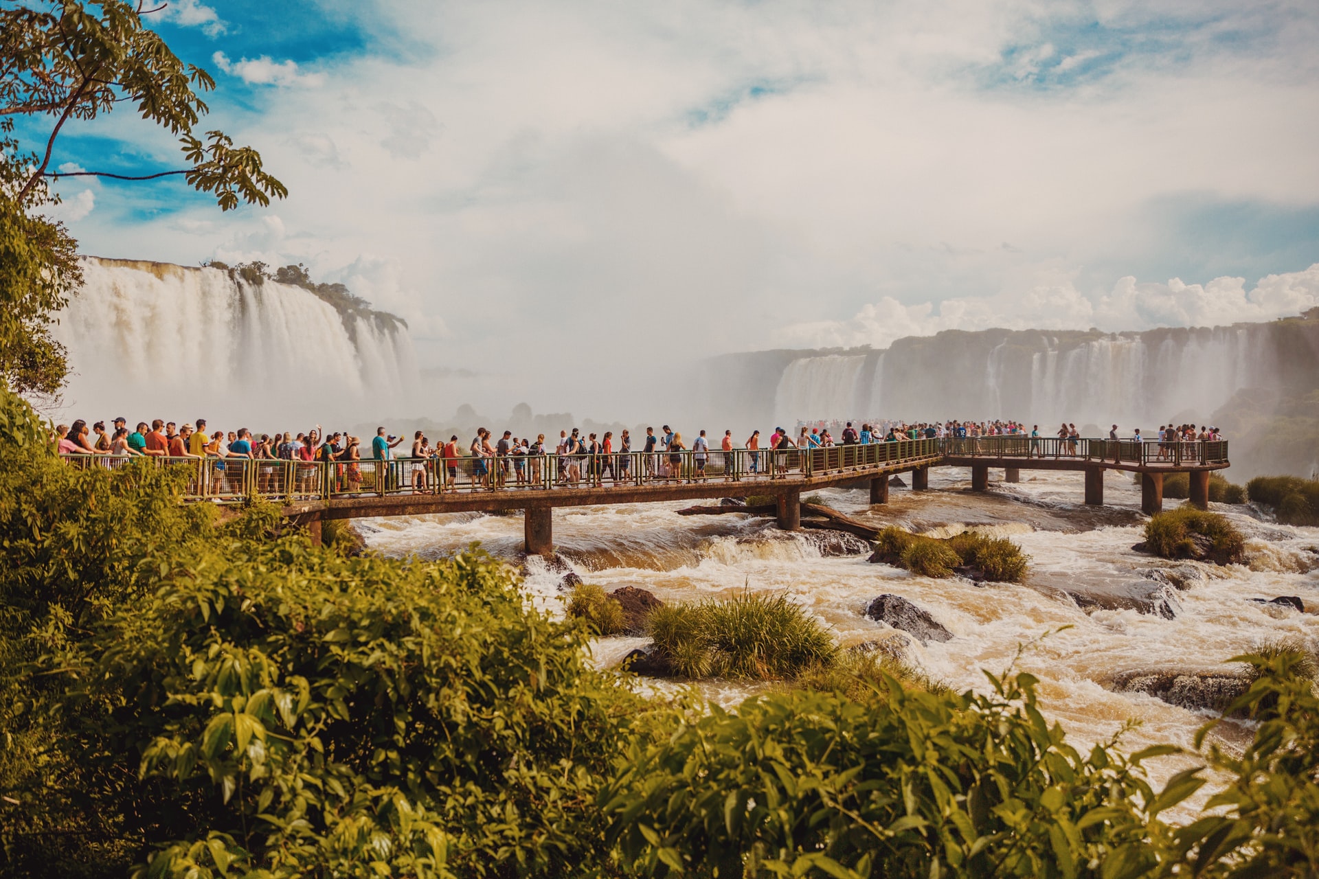 mirante das cataratas do Iguaçu em Foz do Iguaçu