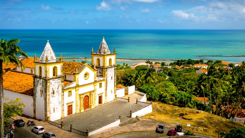 Alto da Sé, em Olinda, uma das cidades para visitar pertinho de Recife.